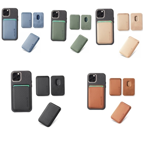 Magnetic Phone Wallet Card Holder Compatible with MagSafe on iPhone 15 14 13 12. - Picture 2 of 6